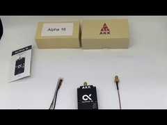 AKK Alpha16 Kablosuz Video Verici 5.8G 16W FPV VTX 96CH RC Drone Görüntü Aktarımı için