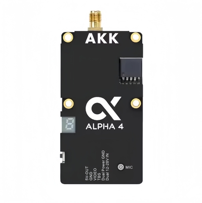 Drone Video Verici AKK Alpha4 VTX 5.8G FPV 4W 8CH Ultra Uzun Menzilli Video Gönderici