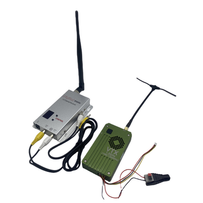 1.2Ghz 8W Drone Video Göndericisi Alıcı 1.2G FPV VTX VRX Uzun Menzilli İletişim