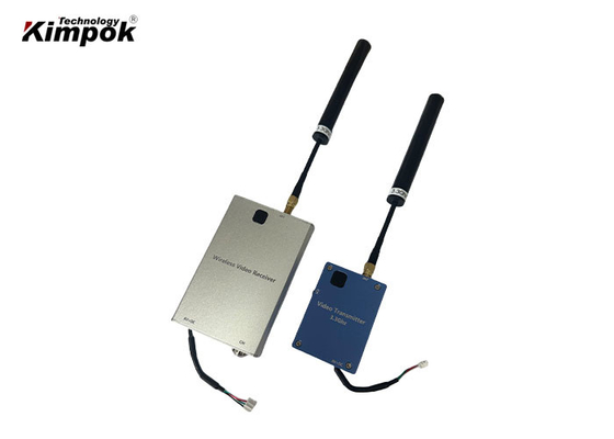 3.3Ghz 8CHs FPV Video Göndericisi 20km VTX VRX Alıcı Kiti RC Yarışları için