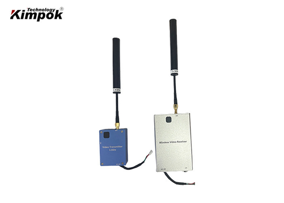 3.3Ghz 8CHs FPV Video Göndericisi 20km VTX VRX Alıcı Kiti RC Yarışları için