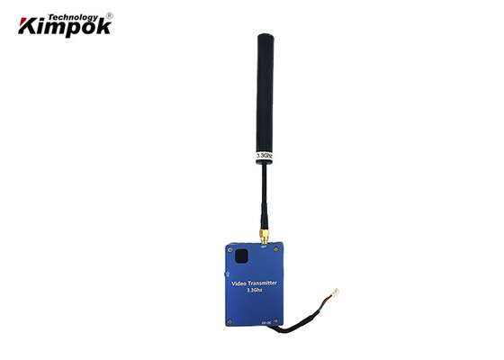 UAV Video Göndericisi Alıcı Kiti 3.3Ghz 8CHs VTX VRX Uzun Menzilli FPV Yarışları için