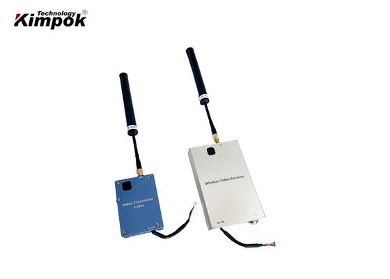 UAV Video Göndericisi Alıcı Kiti 3.3Ghz 8CHs VTX VRX Uzun Menzilli FPV Yarışları için