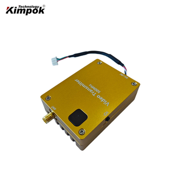 Hafif Güçlü 4w Analog Video Göndericisi 60g 12V DC Güç kaynağı ile