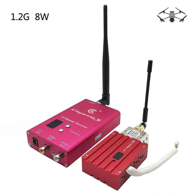 Kırmızı 1.2Ghz 8W Dijital Vtx Fpv 8 Kanal