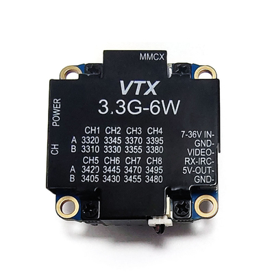 3.3Ghz 6W Kablosuz Ses Video Verici 3.3G İHA FPV VTX Video Aktarımı RC Drone için