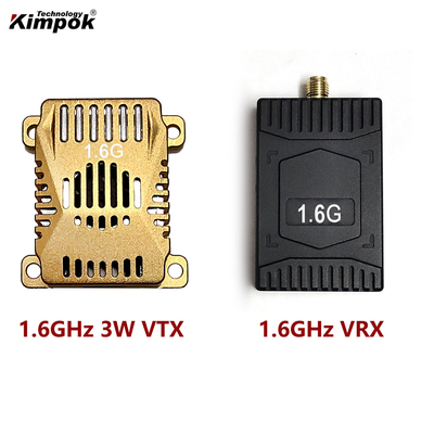 3W iletebilir güç 1450MHz-1825MHz frekansı için analog video verici 1.6G VTX 16CH
