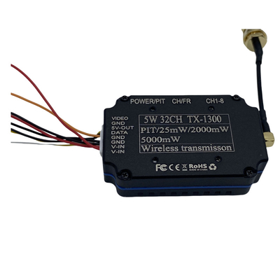 1.2G 1.3G 5W Kablosuz Video Göndericisi 32CH FPV VTX 25mW 2000mW 5000mW Video Bağlantısı