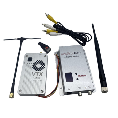 1.2G 5W Kablosuz Video Göndericisi ve Alıcısı 1.2Ghz FPV VTX VRX RC Yarış Droni VTX için