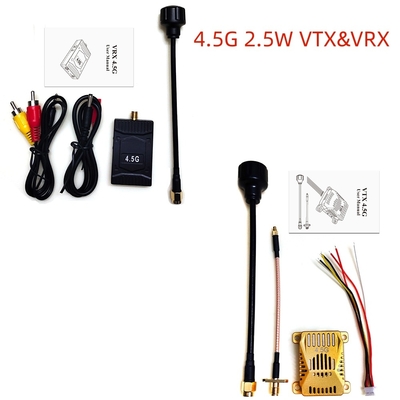 2.5W İletişim Gücü 4.5G 1 Vp-p FM Ses Video Çıktısı için Analog Video İletici ve Alıcı