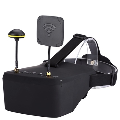 5.8G 40CH FPV Gözlük 5 İnç Plastik DVR Video Gözlük Profesyonel Drone Aksesuarları