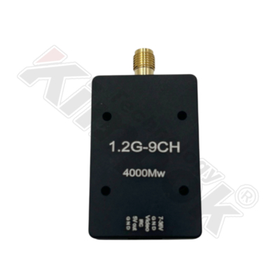 1.2 GHz 4W İHA Video Verici FM Modülasyonu 9 Kanal VTX Kablosuz Kararlı İletim