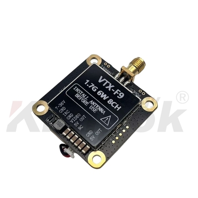 1.7G VTX 1.9G VTX 6W Kablosuz Video Verici 20km Uzun Mesafe Görüntü İletimi