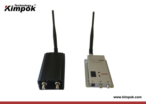 900Mhz / 1.2Ghz 2000mW Kablosuz FPV Drone Video Göndericisi Alıcı DC 12V 8 Kanal
